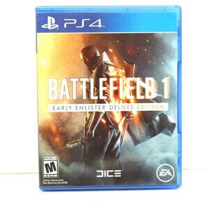 Battlefield 1: Early Enlister Deluxe Edition (SONY PlayStation 4, 2016) Tested